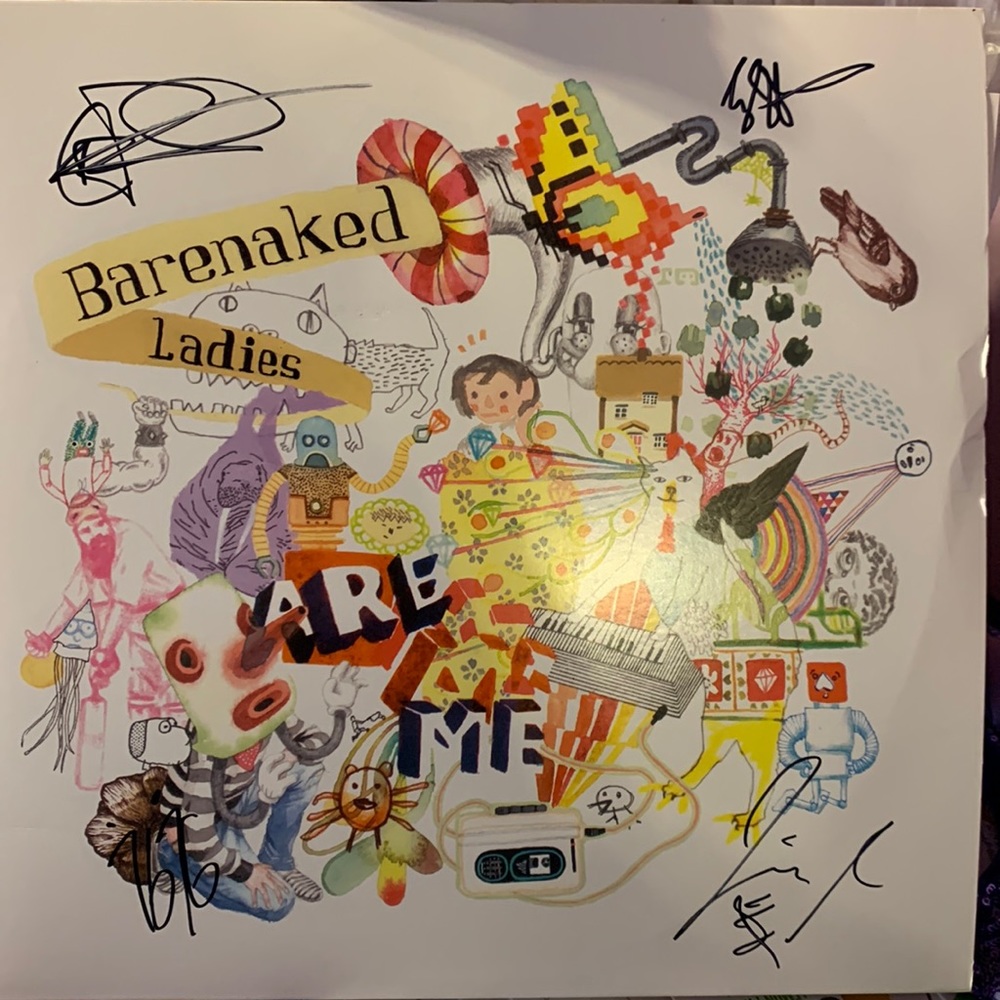 Barenaked Ladies signed album cover!